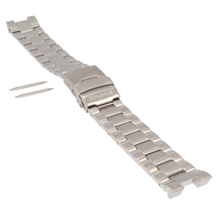 ORYGINALNA BRANSOLETA CASIO EF-519 EF-519D-1AV EF-519D-7AV STALOWA