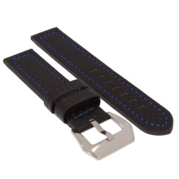 PASEK DO ZEGARKA 20 mm DILOY 382.20.1.5 CZARNY