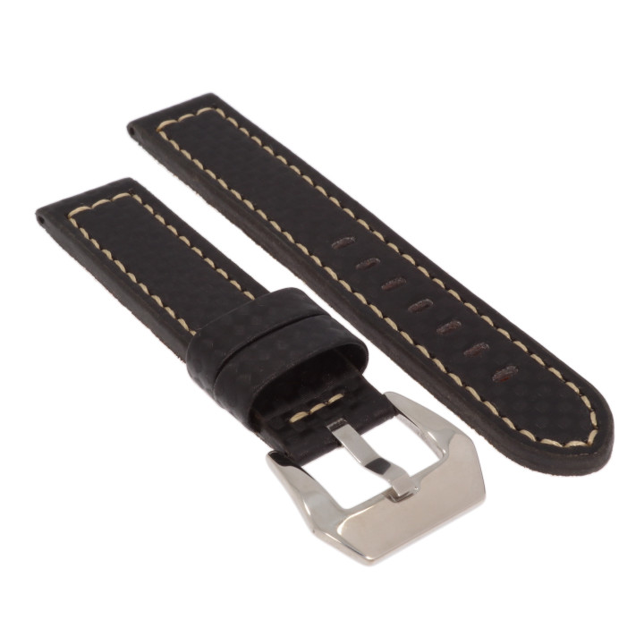 PASEK DO ZEGARKA 18 mm DILOY 382.18.1.22 CZARNY