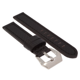 PASEK DO ZEGARKA 18 mm DILOY 382.18.1.1 CZARNY