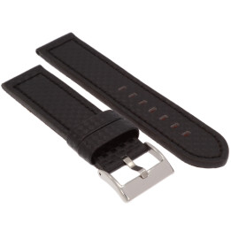 PASEK DO ZEGARKA 22 mm DILOY 382.50.22 CZARNY