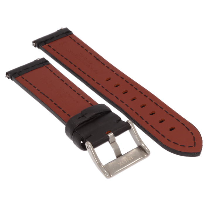PASEK DO ZEGARKA 22 mm DILOY 393.01.22 CZARNY