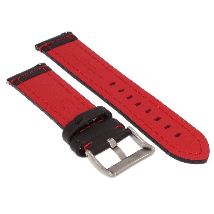 PASEK DO ZEGARKA 22 mm DILOY 393.53.22 CZARNY