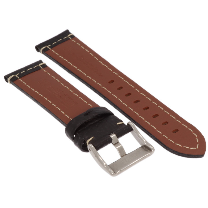 PASEK DO ZEGARKA 22 mm DILOY 394.22.1.22 CZARNY