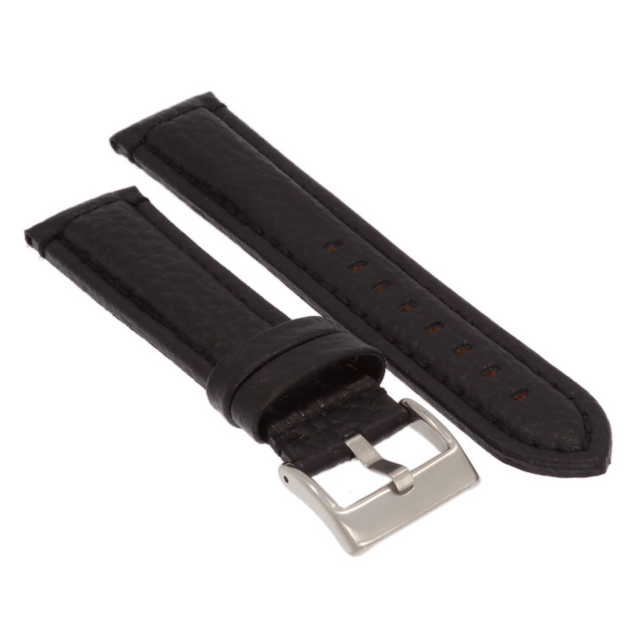 PASEK DO ZEGARKA 22 mm DILOY 394.22.1 CZARNY