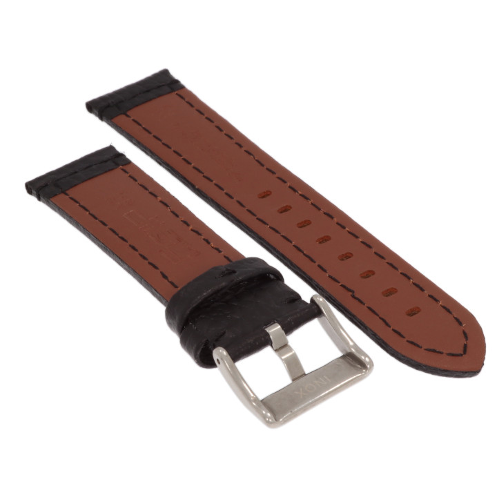 PASEK DO ZEGARKA 22 mm DILOY 394.22.1 CZARNY