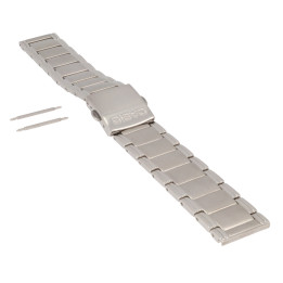 ORYGINALNA BRANSOLETA CASIO BEM-100 BEM-100D-1AV BEM-100D-2AV BEM-100D-7AV  STALOWA