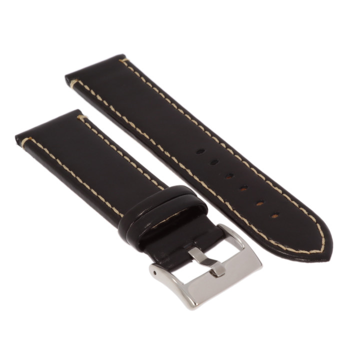 PASEK DO ZEGARKA 22 mm DILOY 373.01.22 CZARNY