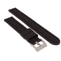 PASEK DO ZEGARKA 18 mm DILOY 384EL.18.1 CZARNY
