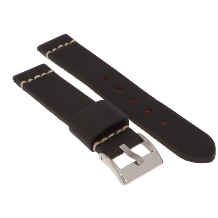 PASEK DO ZEGARKA 18 mm DILOY 392.01.18 CZARNY