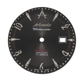 ORYGINALNA TARCZA CYFERBLAT ATLANTIC 3415 GRAFITOWA