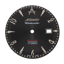 ORYGINALNA TARCZA CYFERBLAT ATLANTIC 3415 CZARNA