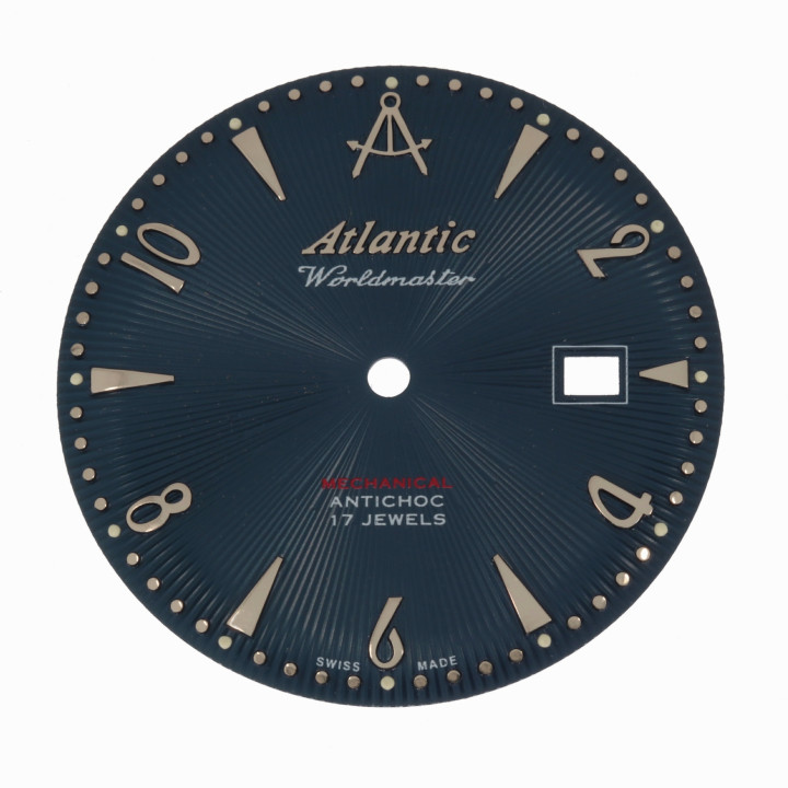 ORYGINALNA TARCZA CYFERBLAT ATLANTIC 3415 GRANATOWA
