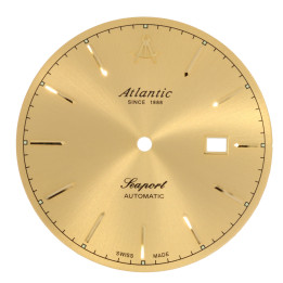 ORYGINALNA TARCZA CYFERBLAT ATLANTIC 5675 ZŁOTA