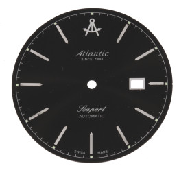 ORYGINALNA TARCZA CYFERBLAT ATLANTIC 5675 CZARNA