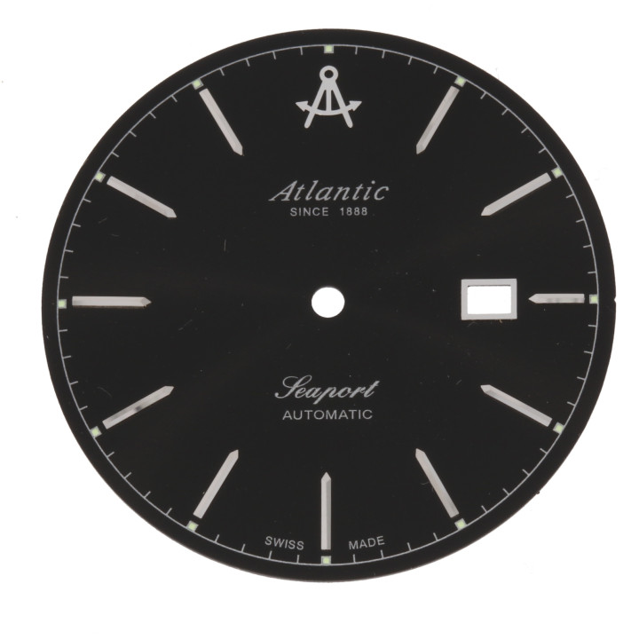 ORYGINALNA TARCZA CYFERBLAT ATLANTIC 5675 CZARNA