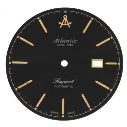 ORYGINALNA TARCZA CYFERBLAT ATLANTIC 5675 CZARNA