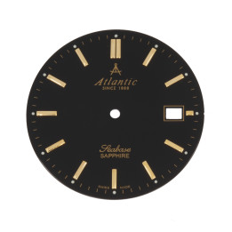 ORYGINALNA TARCZA CYFERBLAT ATLANTIC 6034 CZARNA