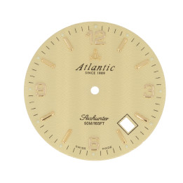 ORYGINALNA TARCZA CYFERBLAT ATLANTIC 7035 ZŁOTA
