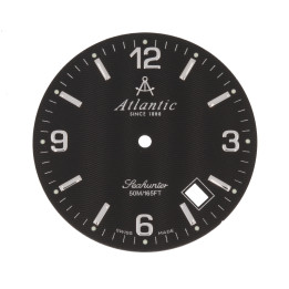 ORYGINALNA TARCZA CYFERBLAT ATLANTIC 7035 CZARNA