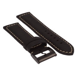 PASEK DO ZEGARKA 24 mm DILOY 397.24.1 CZARNY