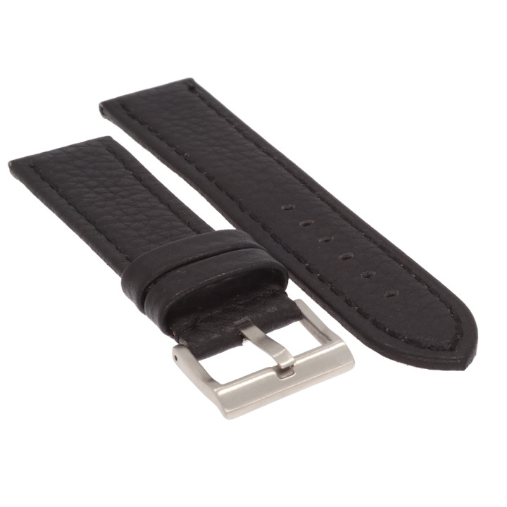 PASEK DO ZEGARKA 24 mm DILOY 376EA.24.1 CZARNY