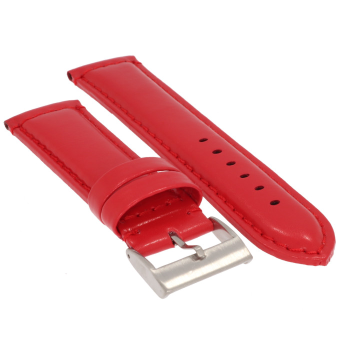 PASEK DO ZEGARKA 24 mm DILOY 363.24.6 CZERWONY (2)