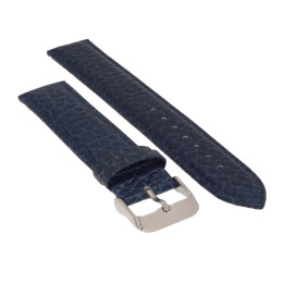 PASEK DO ZEGARKA 20 mm DILOY P205EL.20.5 GRANATOWY DŁUGI XL