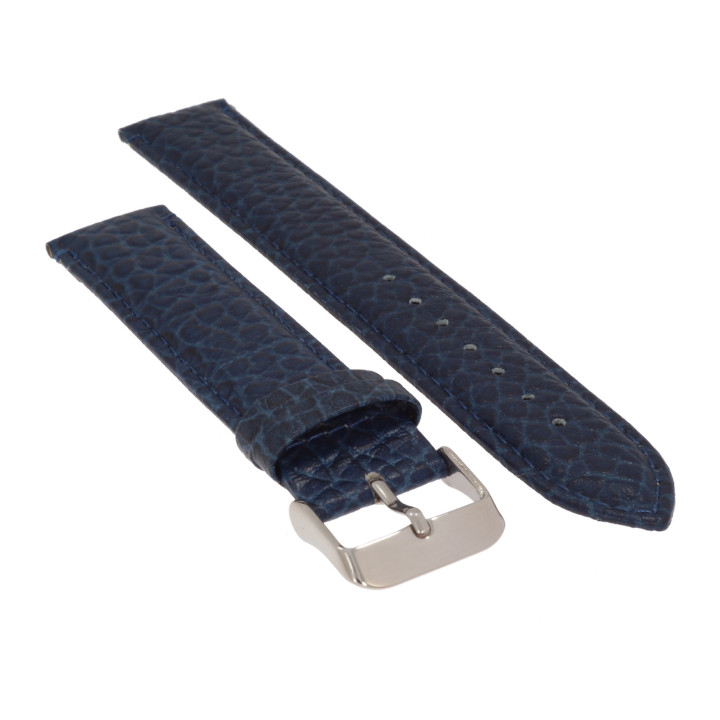 PASEK DO ZEGARKA 20 mm DILOY P205EL.20.5 GRANATOWY DŁUGI XL
