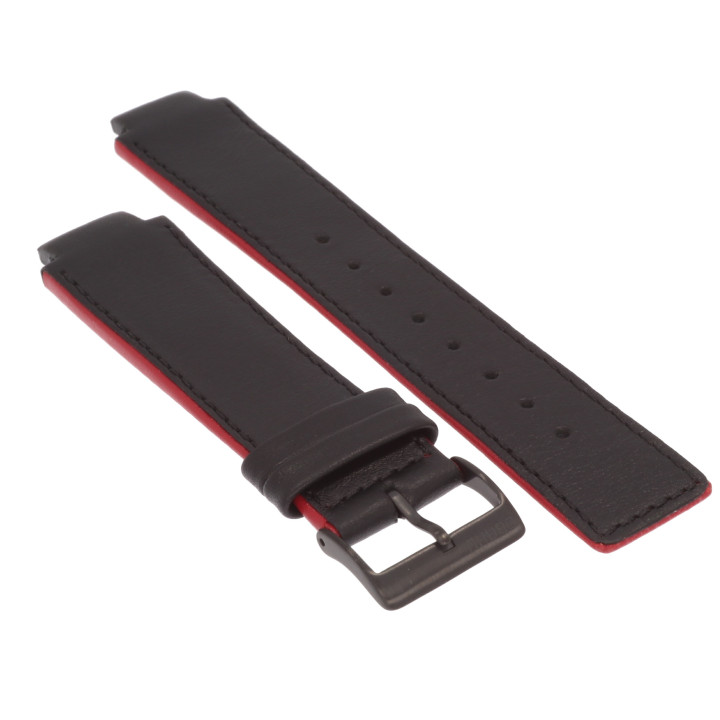 PASEK DO ZEGARKA OBAKU V100GBBRB CZARNO-CZERWONY