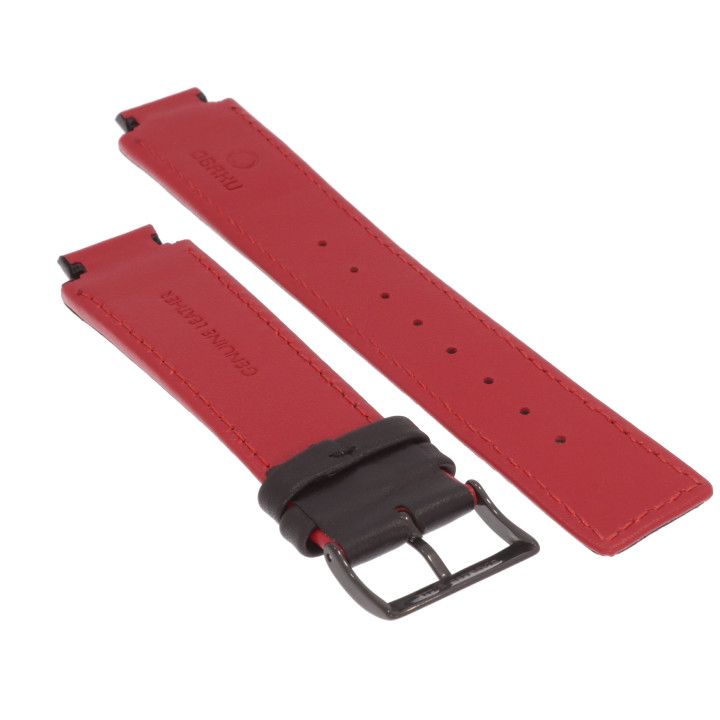 PASEK DO ZEGARKA OBAKU V100GBBRB CZARNO-CZERWONY