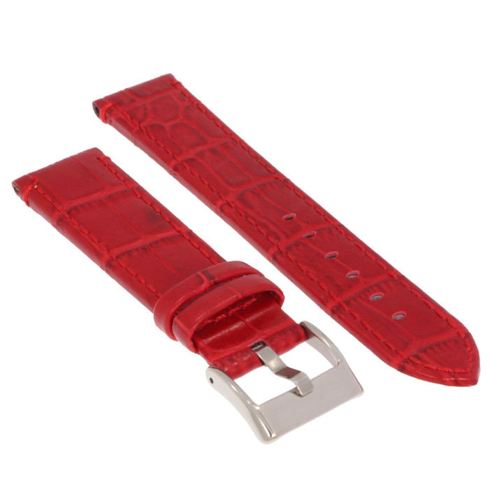 PASEK DO ZEGARKA 20 mm DILOY 361.04.20 CZERWONY