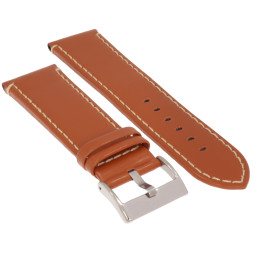 PASEK DO ZEGARKA 24 mm DILOY 373.03.24 BRĄZOWY