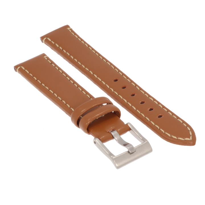 PASEK DO ZEGARKA 18 mm DILOY 373.18.3 BRĄZOWY