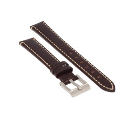 PASEK DO ZEGARKA 14 mm DILOY 373.14.2 CIEMNY BRĄZOWY