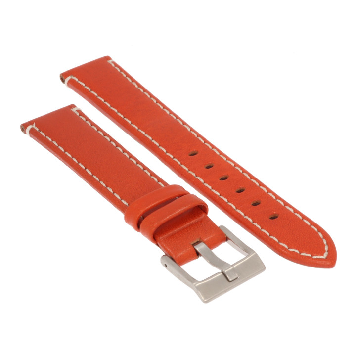 PASEK DO ZEGARKA 18 mm DILOY 373.18.12 POMARAŃCZOWY