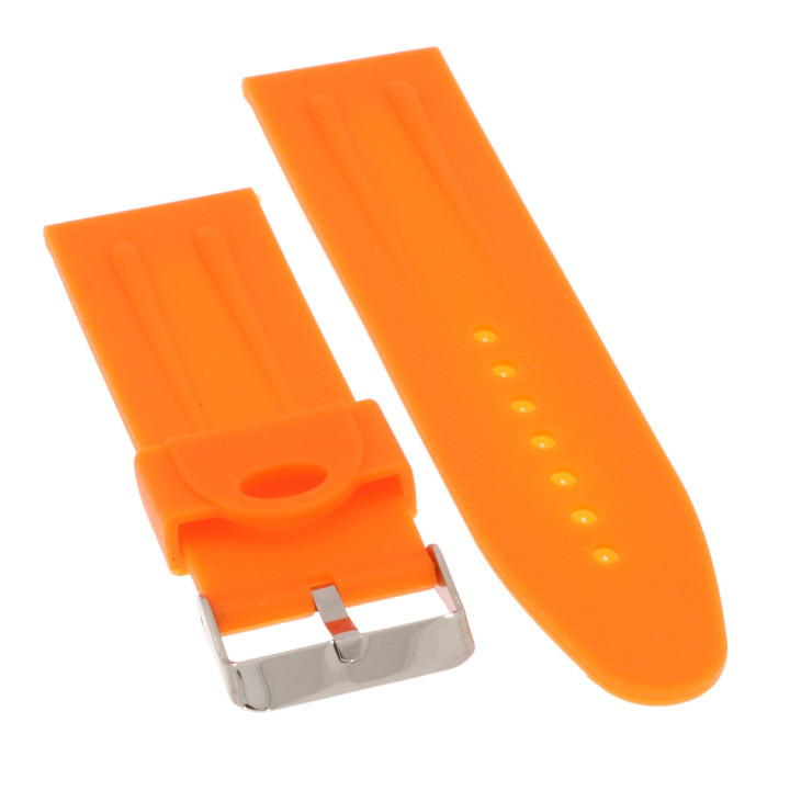 PASEK DO ZEGARKA 30 mm DILOY SBR01.30.12 POMARAŃCZOWY