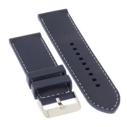 PASEK DO ZEGARKA 24 mm DILOY SBR10.24.5 GRANATOWY