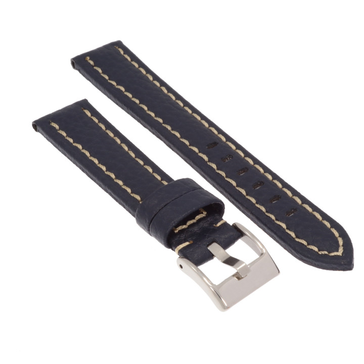 PASEK DO ZEGARKA 18 mm DILOY 376.05.18 GRANATOWY
