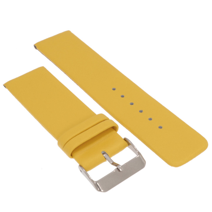 PASEK DO ZEGARKA 24 mm DILOY 327.10.24 ŻÓŁTY