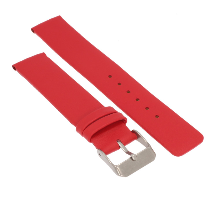 PASEK DO ZEGARKA 18 mm DILOY 327.06.18 CZERWONY