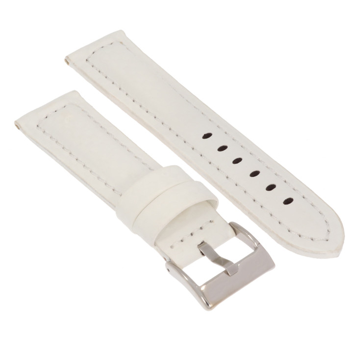 PASEK DO ZEGARKA 22 mm DILOY 374.22.22 BIAŁY