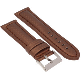 PASEK DO ZEGARKA 24 mm DILOY 374.24.2 BRĄZOWY
