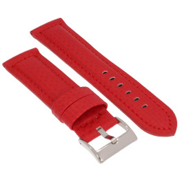 PASEK DO ZEGARKA 24 mm DILOY 374.24.6 CZERWONY