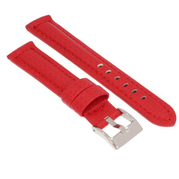 PASEK DO ZEGARKA 18 mm DILOY 374.18.6 CZERWONY