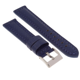 PASEK DO ZEGARKA 20 mm DILOY 374.05.20 GRANATOWY