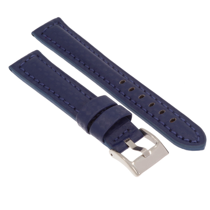 PASEK DO ZEGARKA 18 mm DILOY 374.18.5 GRANATOWY