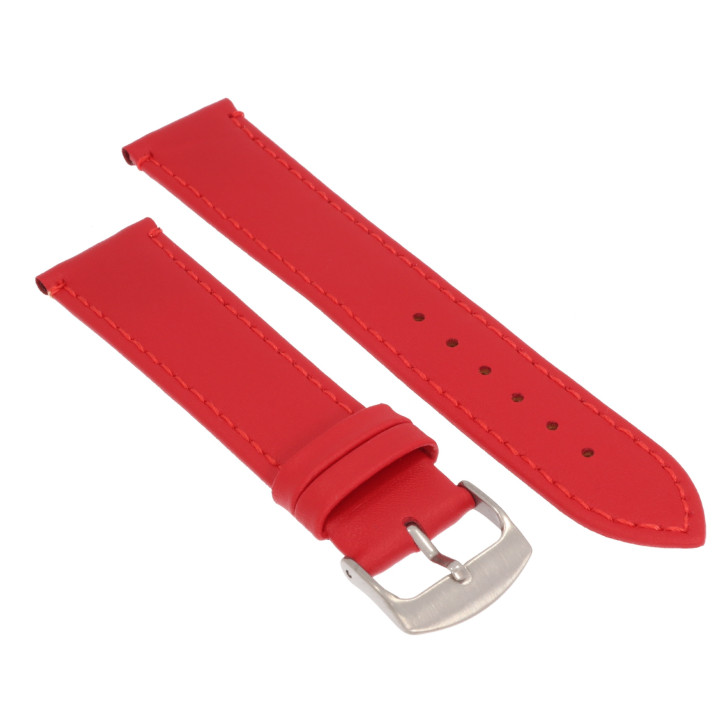 PASEK DO ZEGARKA 20 mm DILOY 304.06.20 CZERWONY