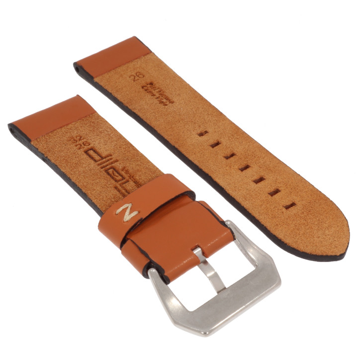 PASEK DO ZEGARKA 26 mm DILOY 383.26.3 BRĄZOWY