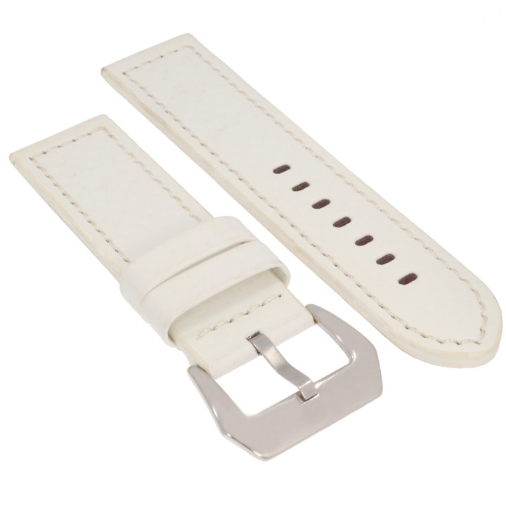 PASEK DO ZEGARKA 24 mm DILOY 382.24.22 BIAŁY